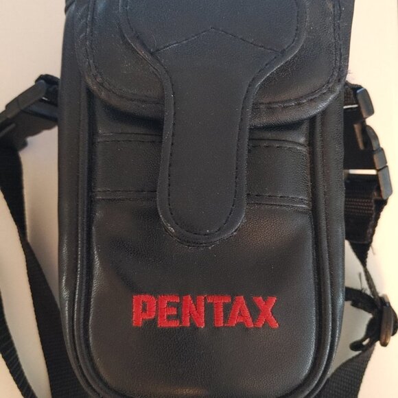 VINTAGE PENTAX Soft Case for Compact Cameras Button Snap + Velcro Closure - Picture 1 of 8